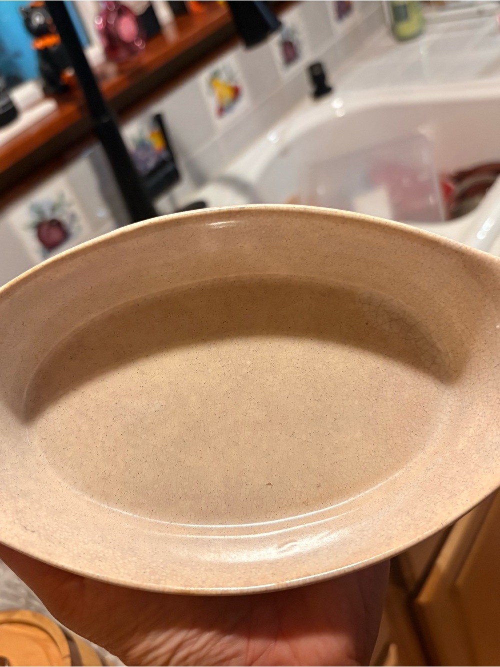 Corningware Creations Stoneware 12 oz Oval Au Gratin Baking Dish Cream